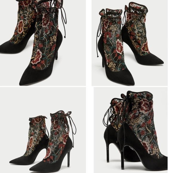 Zara Embroidered Boots - Picture 11 of 11